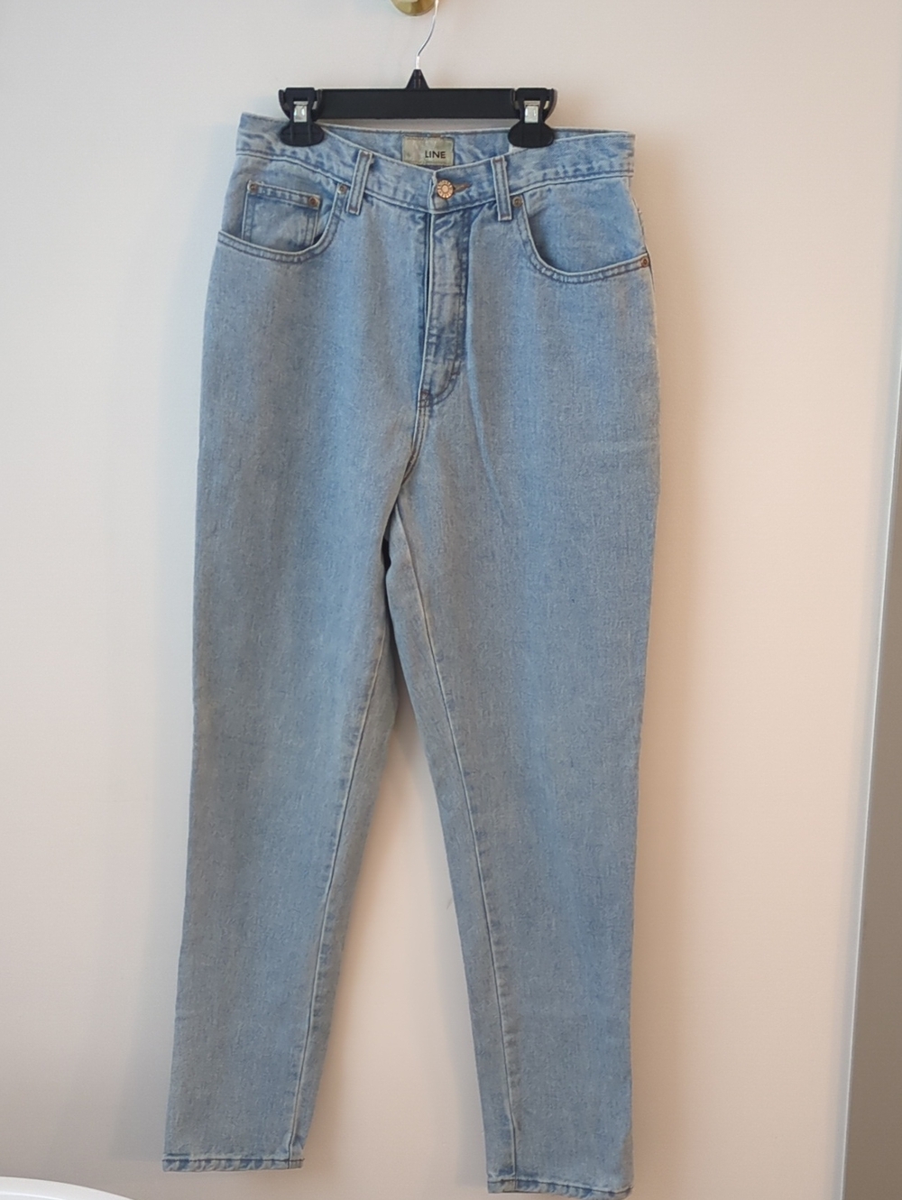 Vintage 90s NY line High-Waist Women's Light Blue Jeans 12L